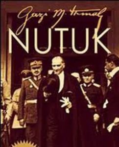 Ataturk's signature on Nutuk