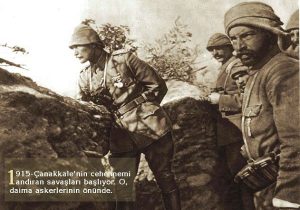 Ataturk at Canakkale War