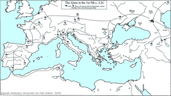 The Alans in the 1st-5th C. A.D.